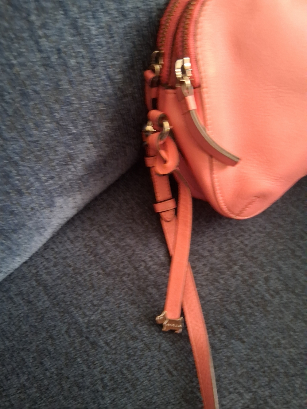 RADLEY LONDON Coral-Pink Leather Crossbody Bag - Picture 5 of 16